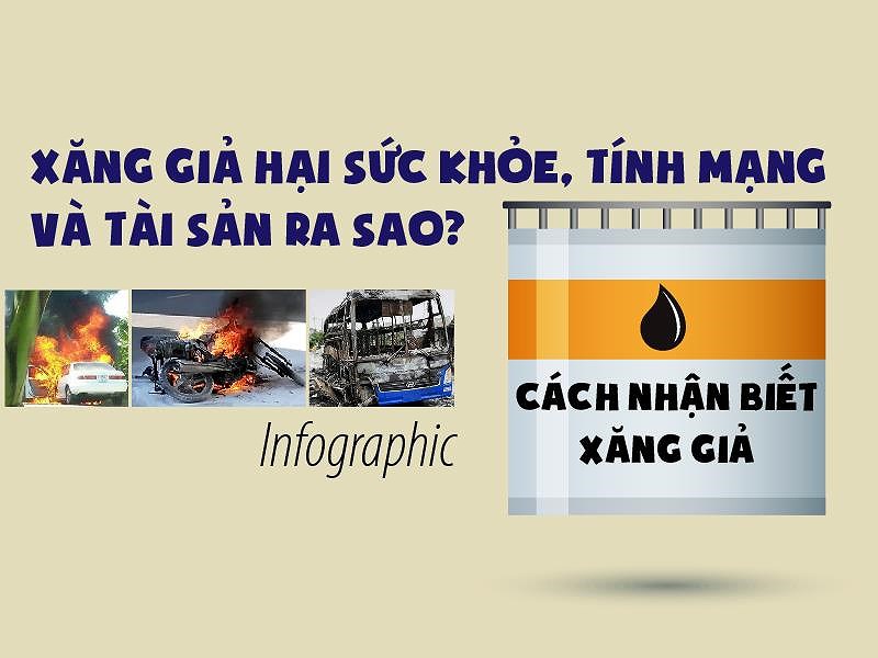 Xăng giả hại sức khỏe, tính mạng và tài sản, cách nhận biết?