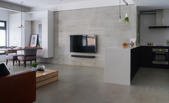 Căn hộ phá cách để nguyên tường xi măng vẫn đẹp và lôi cuốn không ngờ - ảnh 2