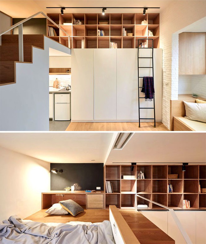 Những căn hộ siêu nhỏ, thoáng mát ngay lập tức trở nên quyến rũ nhờ thiết kế thông minh - Ảnh 3
