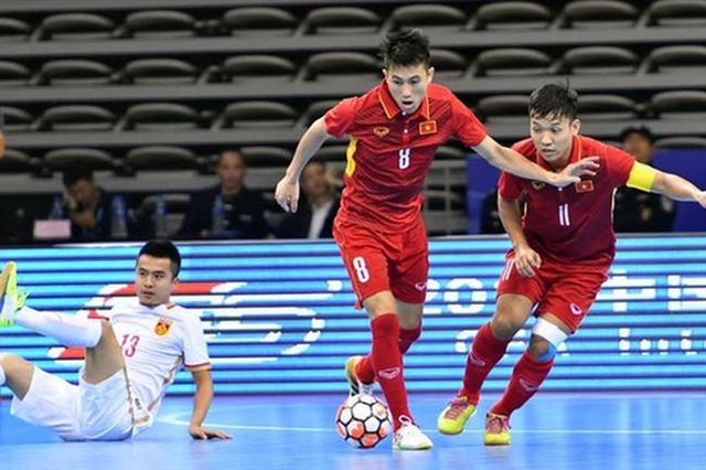 Vietnam futsal team appear in top 10 teams in Asia