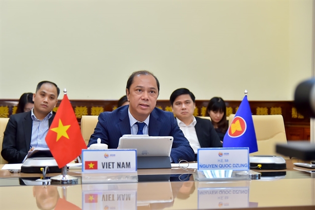 ASEAN senior officials meet online