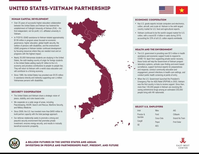 VN responds to US Embassy's removal of islands from map graphic