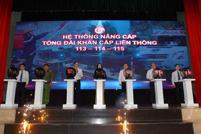 HCM City links up all 3 public emergency numbers