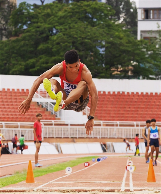 Long jumper Trong aims to complete eight-metre promise