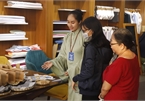 People eager to exchange plastic bottles for socks in HCM City