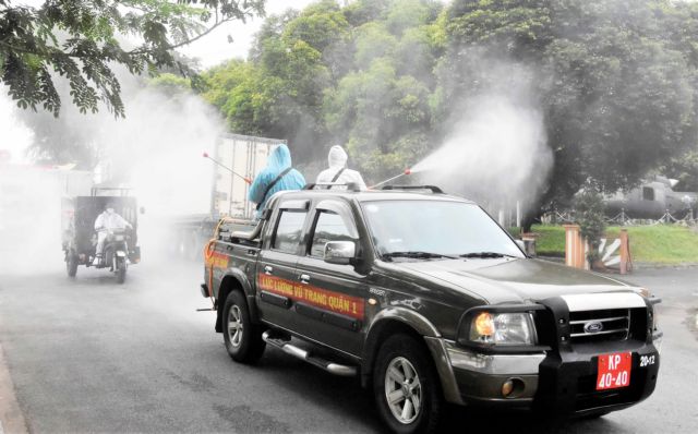 Spraying disinfectant in public spaces ineffective, wasteful: Health ministry