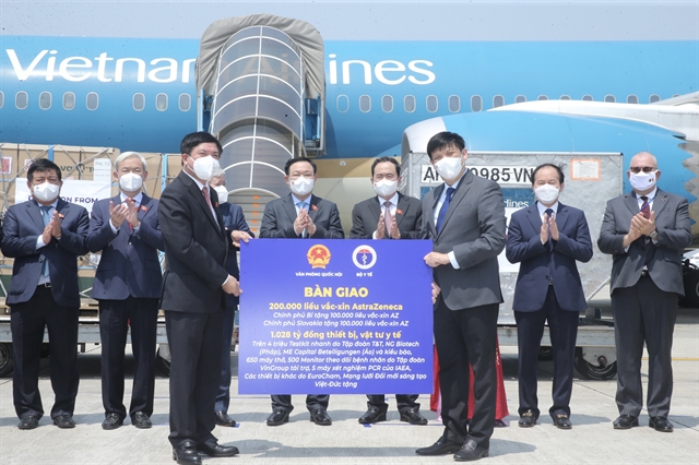 NA Chairman concludes Europe tour, hands over donated vaccine and medical supplies to health ministry