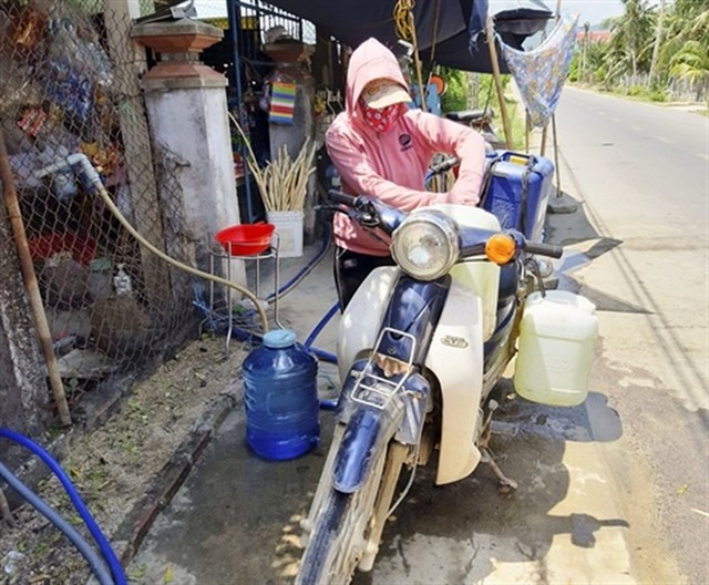 Binh Dinh households face water shortage