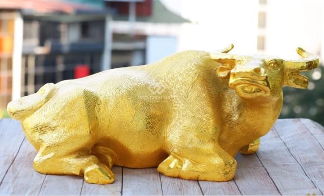 Quà Tết Tân Sửu 2021: 'Sốt' tượng trâu mạ vàng tiền triệu - 7