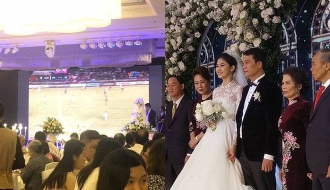 6 đám cưới xa xỉ bậc nhất Vbiz: Sắm cả màn hình lớn để cổ vũ tuyển Việt Nam - 11