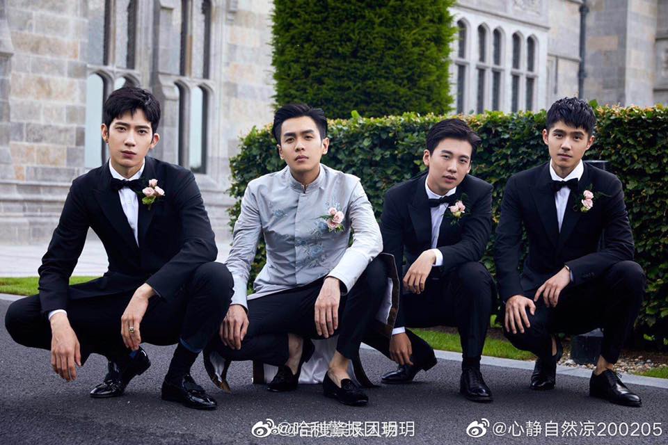 Loat anh cuc dep trong hon le cua sao nu 'Chan Hoan truyen' Duong Nghe Han va Truong Nhuoc Quan hinh anh 2