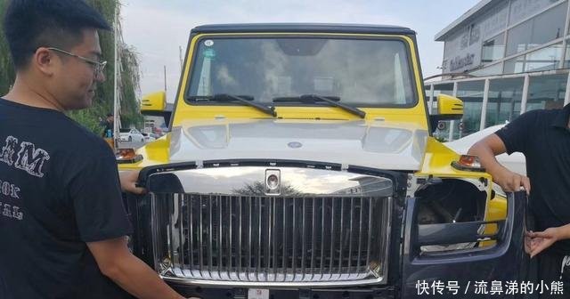 Dai gia choi troi do dau Mercedes-Benz G500 thanh Rolls-Royce hinh anh 3