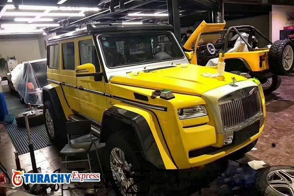 Dai gia choi troi do dau Mercedes-Benz G500 thanh Rolls-Royce hinh anh 1