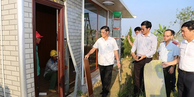 Yêu cầu tháo dỡ hàng loạt nhà tạm xây dựng trái phép của doanh nghiệp Trung Quốc ở Hải Phòng