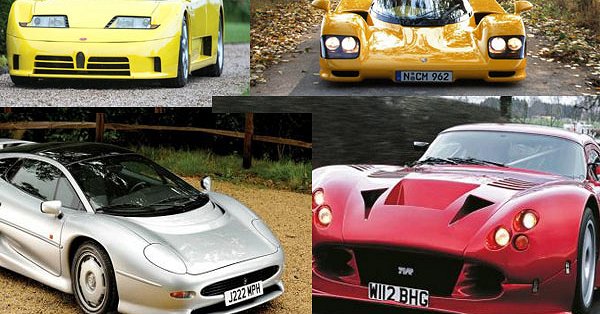 Top 10 siêu xe ấn tượng nhất thập niên 1990