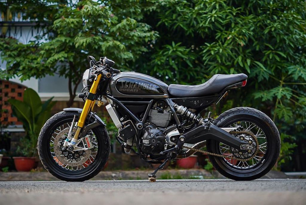 Cận cảnh Ducati Scrambler độ cafe racer ấn tượng từ Đồng Nai, đẹp từ kiểu dáng tới hiệu năng ảnh 2