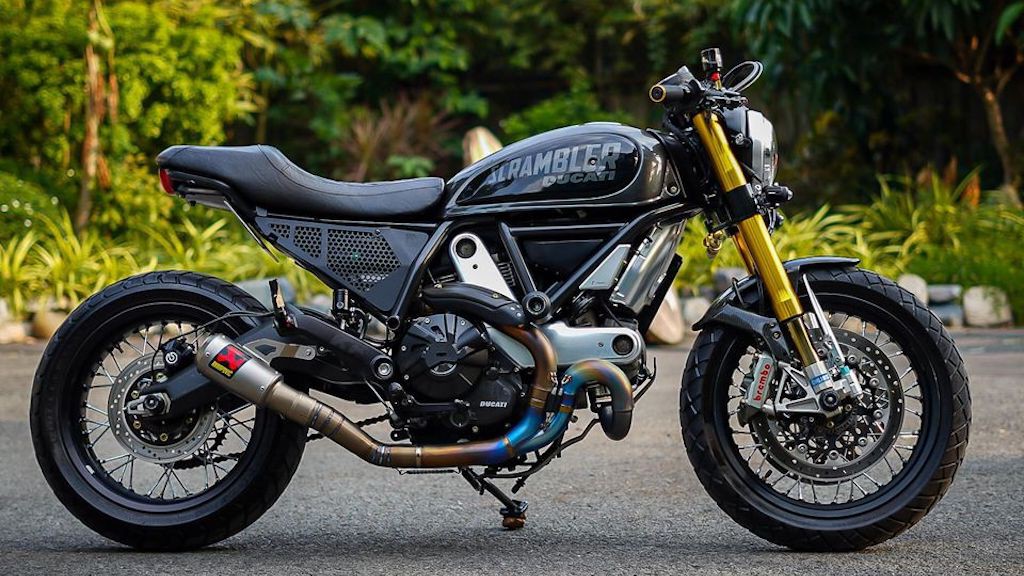 Cận cảnh Ducati Scrambler độ cafe racer ấn tượng từ Đồng Nai