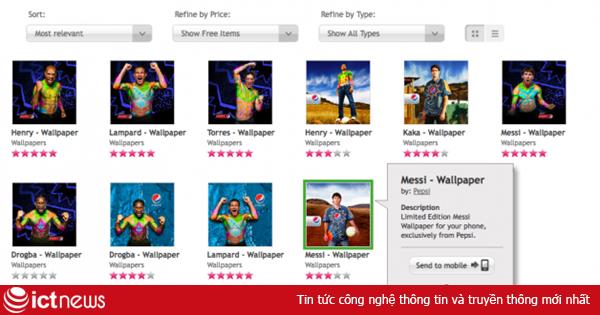 Nokia phối hợp với Pepsi ra mắt kênh OVI Store bóng đá