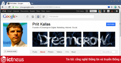 10 trang cá nhân Google+ “động đậy” ấn tượng