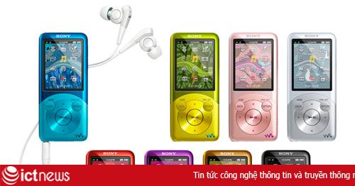 Loạt Walkman mới nhiều màu sắc của Sony