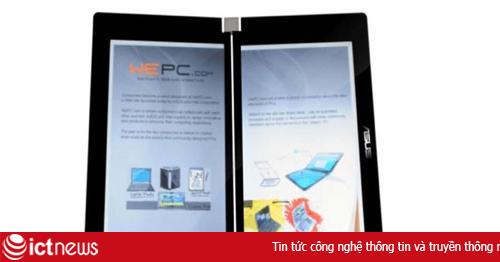 Asus lộ ý tưởng laptop hai màn hình