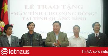 Bộ TT&TT tặng máy tính cho Quảng Bình, Quảng Trị