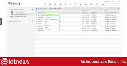 Chia sẻ tài liệu qua Điện toán đám mây