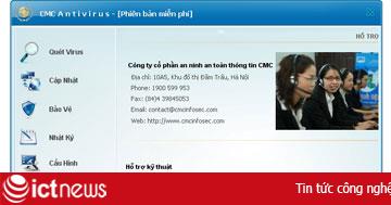 CMC InfoSec ra mắt phần mềm diệt virus  2010