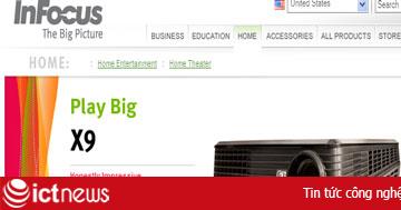 Máy chiếu InFocus X9 - Rạp hát gia đình