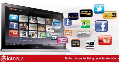 Sony nâng cấp Facebook và YouTube trên Internet TV