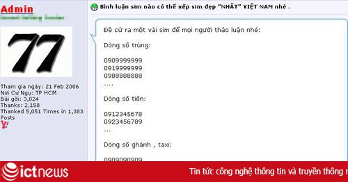 Mánh ‘làm giá’ lên trăm triệu cho sim số… cực xấu