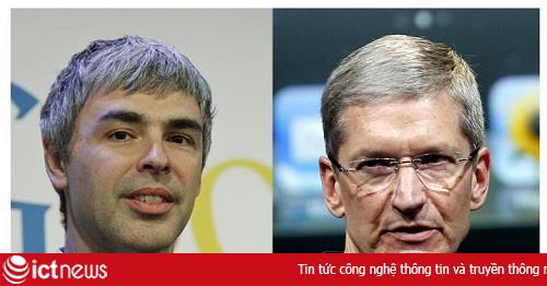 Google và Apple bí mật đàm phán về bằng sáng chế