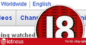 “Website này cấm trẻ em dưới 18 tuổi”