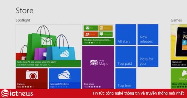 Windows Store đã có 50.000 ứng dụng