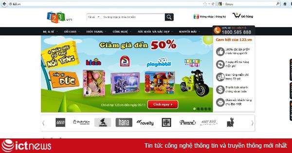 VNG ra mắt website thương mại điện tử 123.vn