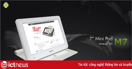 Máy tính bảng Cydle M7 chạy Android sẽ bán vào tháng 8 tới