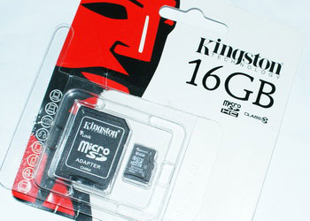 MicroSD Kingston 16GB class 10: Thẻ nhớ như là ổ cứng di động