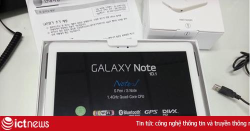 Galaxy Note 10.1 có khả năng nhắn tin SMS