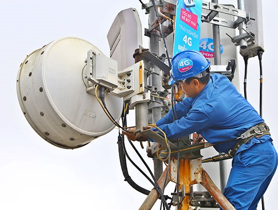 Vùng phủ sóng di động 3G, 4G đã phục vụ trên 98% dân số Việt Nam