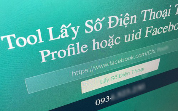 Xuất hiện công cụ cho phép lấy số điện thoại từ bất kỳ profile Facebook nào, kể cả khi số điện thoại không được công khai