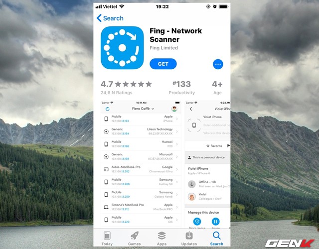 Cách xem xét các thiết bị đang dùng chùa kết nối Wi-Fi của bạn bằng smartphone - Ảnh 2.