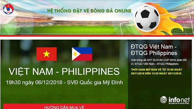 Chỉ 29 nghìn đồng, vé xem trận Việt Nam vs Philippines 6/12 sẽ đến tay người hâm mộ