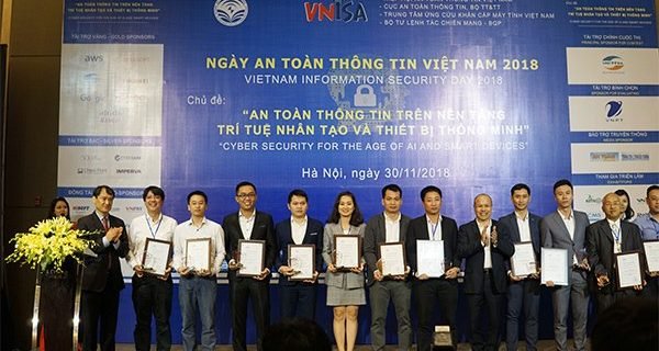 VNISA trao giải Sản phẩm an toàn thông tin mới xuất sắc 2018 cho  CMC Infosec