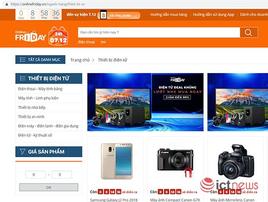Ngày mai, người dùng Việt có cơ hội mua hàng ngàn sản phẩm 0 đồng trong Online Friday 2018