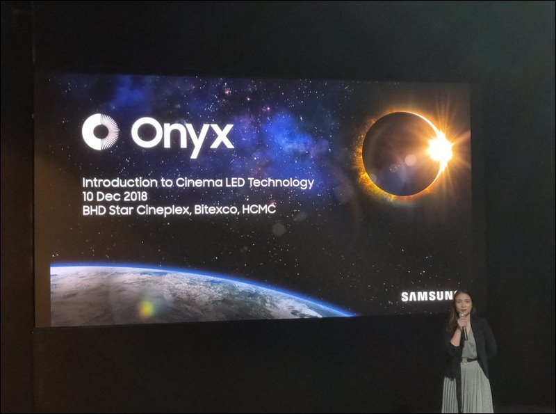 Samsung giới thiệu Onyx Cinema LED, màn hình dành cho rạp phim