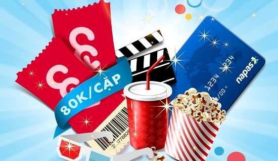 Mua 2 vé xem phim 2D chỉ với 80.000đ tại CGV bằng thẻ NAPAS