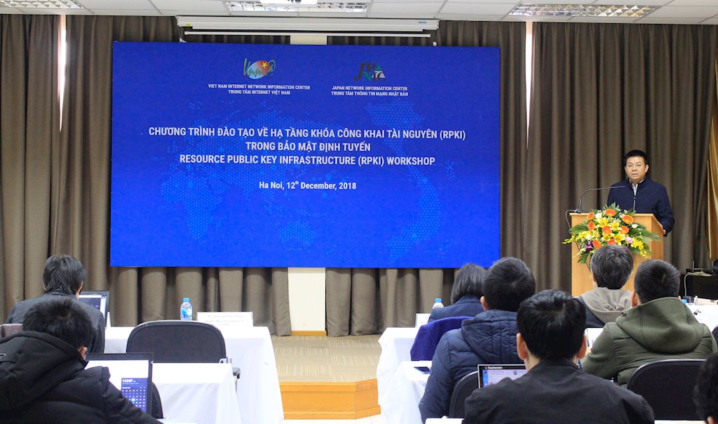 Đào tạo về hạ tầng khóa công khai tài nguyên RPKI cho các nhà mạng Việt Nam