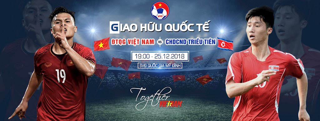 19h hôm nay, xem trực tiếp trận giao hữu ĐT Việt Nam – ĐT CHDCND Triều Tiên trên VTV6