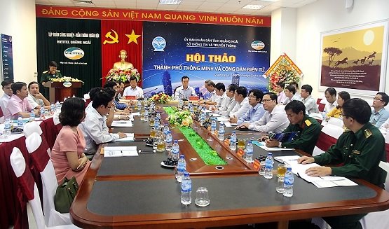 Quảng Ngãi tổ chức hội thảo thành phố thông minh và công dân điện tử