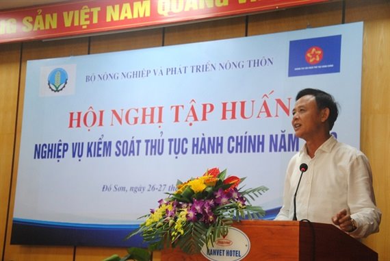 Bộ NN&PTNT tập trung nâng cao nghiệp vụ kiểm soát thủ tục hành chính và triển khai cơ chế một cửa